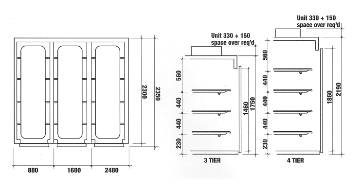 Multiple Mortuary Chamber Dimensions