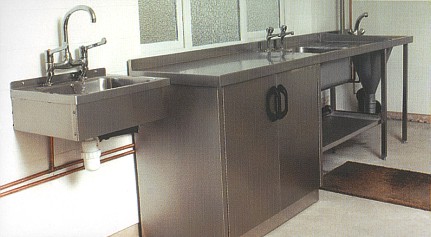 Sink/Sink-Draining Board, Sluice & Storage